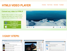 Tablet Screenshot of html5video-player.com